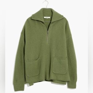 Madewell Half-Zip Knit Sweater